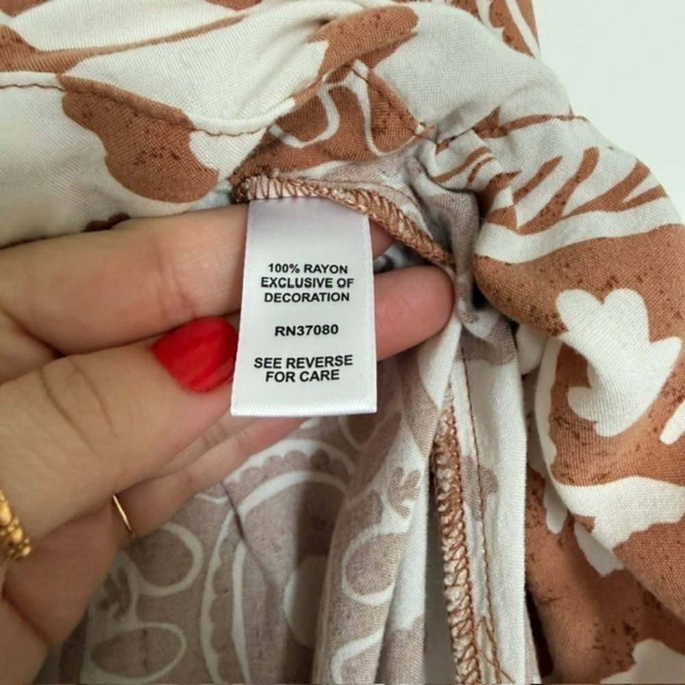 Cato Boho Paisley Pocket Dress XL | Lace Detail | Flowy Cottagecore Style - Picture 8 of 10